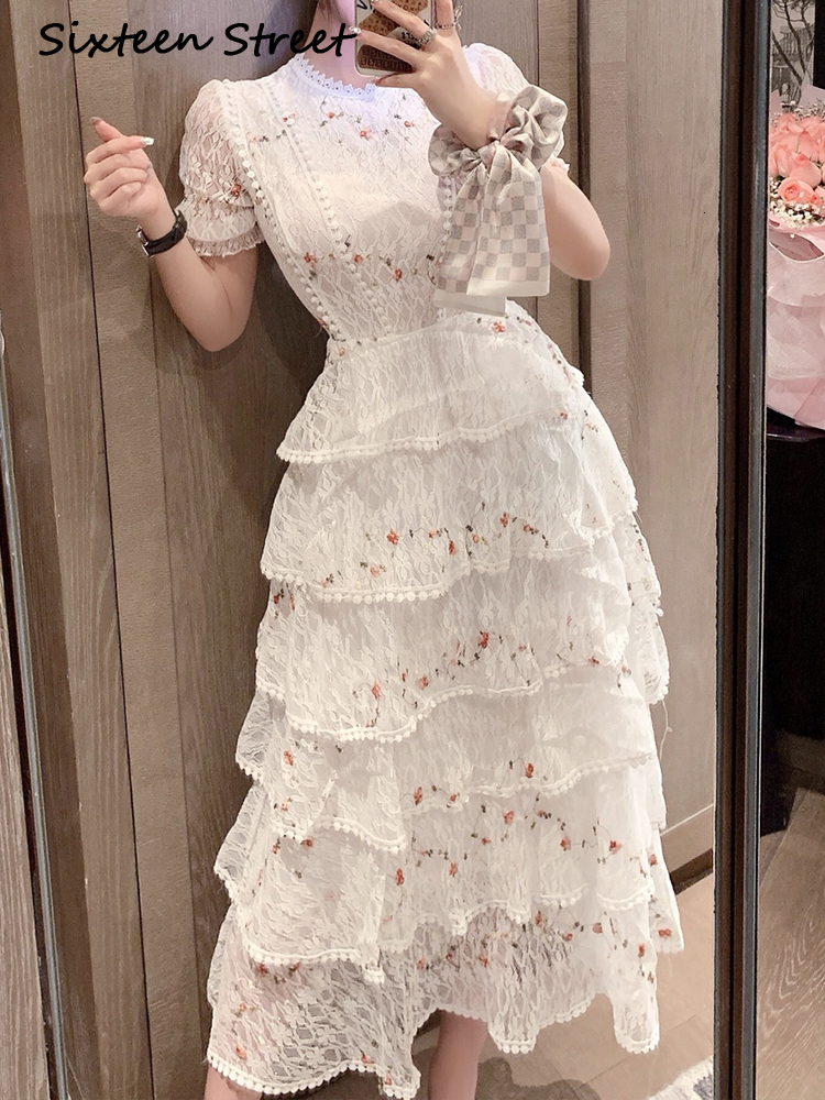 2021 New Summer in White Lace Woman Party Short Sleeve Floral Embroidered Neck Plissado Casual Women' Dress C35a, Pink
2021 New Summer in White Lace Woman Party Short Sleeve Floral Embroidered Neck Plissado Casual Women' Dress C35a, Pink