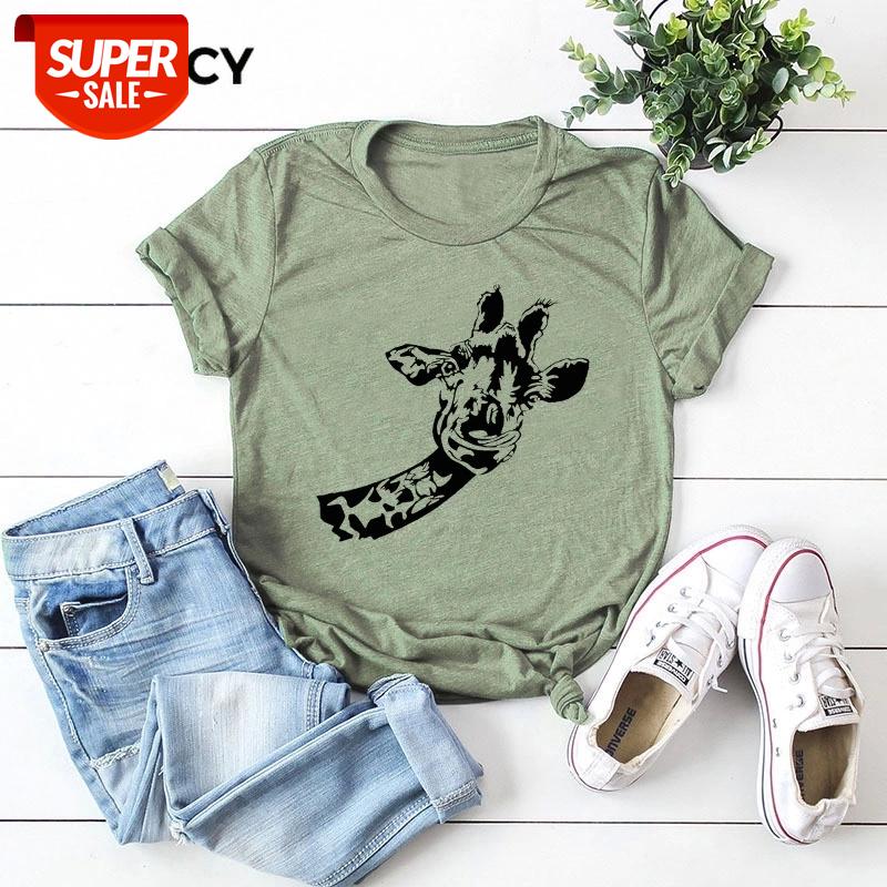 JFUNCY Funny Giraffe Print Plus Size Women Cotton T Shirt 2020 Oversized Short Sleeve Summer T-Shirt Tops Female Casual Tshirt #439G, White
JFUNCY Funny Giraffe Print Plus Size Women Cotton T Shirt 2020 Oversized Short Sleeve Summer T-Shirt Tops Female Casual Tshirt #439G, White