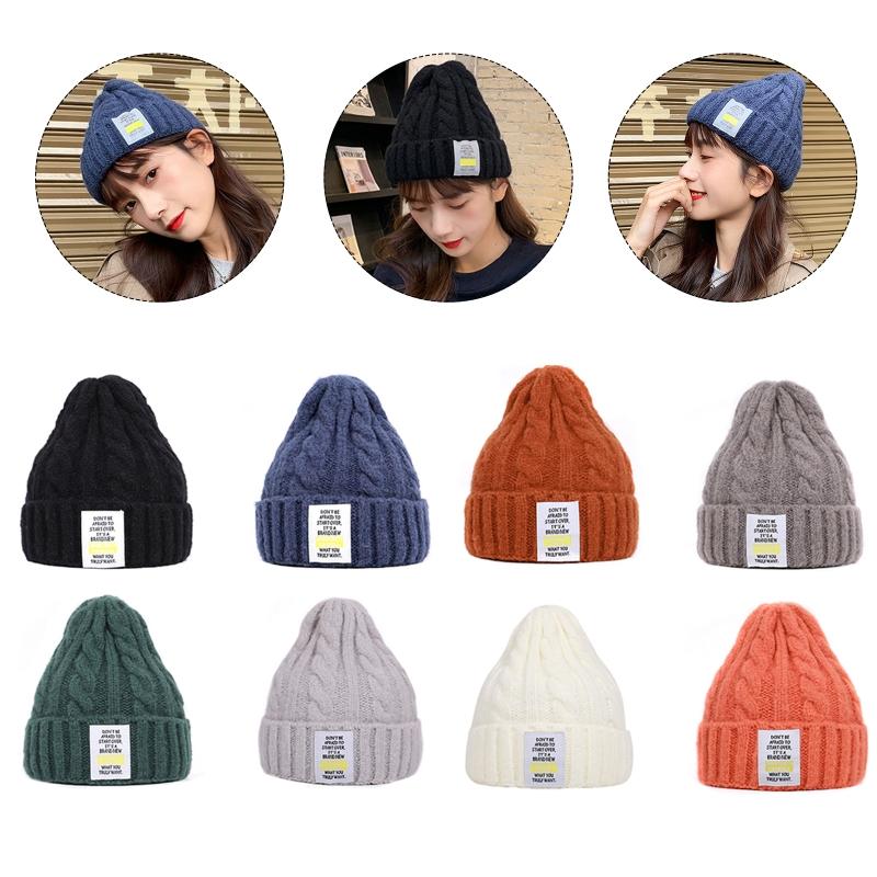 Winter Chunky Braided Cable Knit Beanie Cap Unisex Solid Color Letters Label Patch Windproof Cuffed Skull Hat Thicken Ear Warmer, Yellow
Winter Chunky Braided Cable Knit Beanie Cap Unisex Solid Color Letters Label Patch Windproof Cuffed Skull Hat Thicken Ear Warmer, Yellow