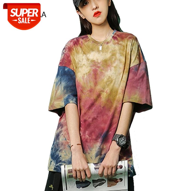 Summer Women's T Shirt Tie Dye Print Short Sleeve Female Tshirt Streetwear Harajuku Ladies Girls Tee Tops Casual Women T-shirts #rQ4l, White
Summer Women's T Shirt Tie Dye Print Short Sleeve Female Tshirt Streetwear Harajuku Ladies Girls Tee Tops Casual Women T-shirts #rQ4l, White