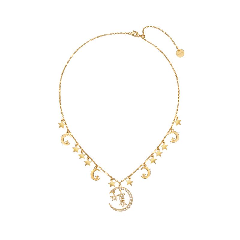 European and American fashion luxury studded star and moon pendant necklace cold wind personality female necklace
European and American fashion luxury studded star and moon pendant necklace cold wind personality female necklace