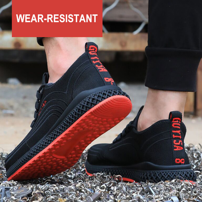 Safety Shoes With Metal Toe Men Immortal Indestructible Ryder Breathable Sneakers Shoe Work Steel Work Boots 201126