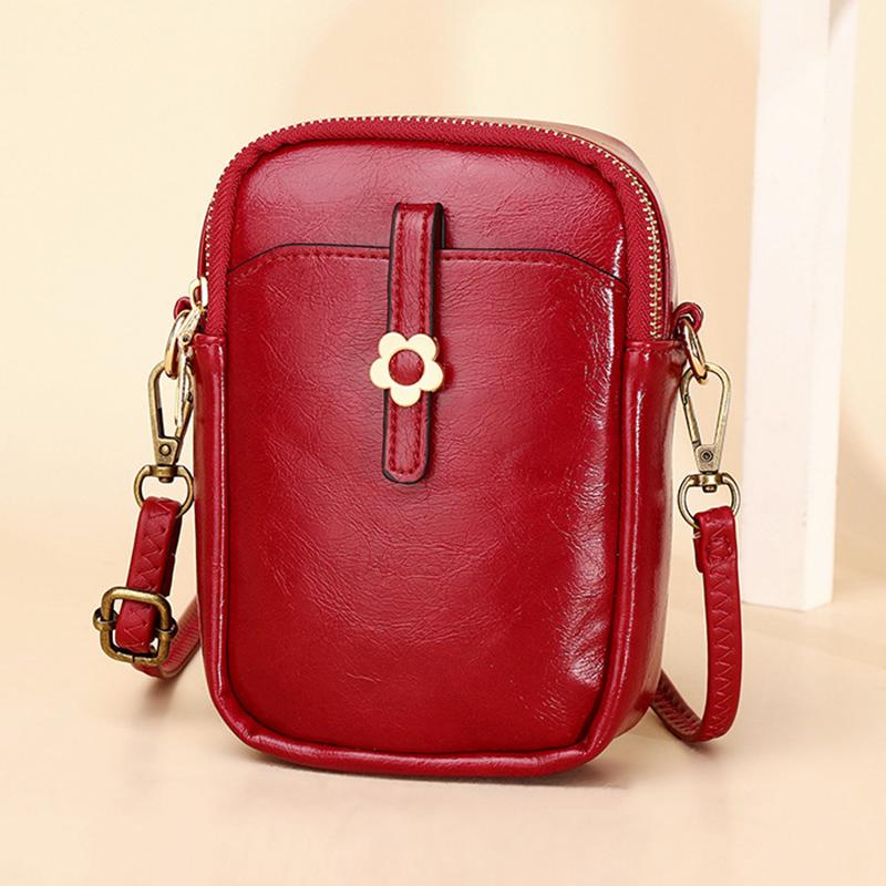 Vintage Oil PU Leather Women Shoulder Bags Mini Crossbody Handbag Female Phone Purse New Fashion Flower Hasp Messenger Bag, Black
Vintage Oil PU Leather Women Shoulder Bags Mini Crossbody Handbag Female Phone Purse New Fashion Flower Hasp Messenger Bag, Black