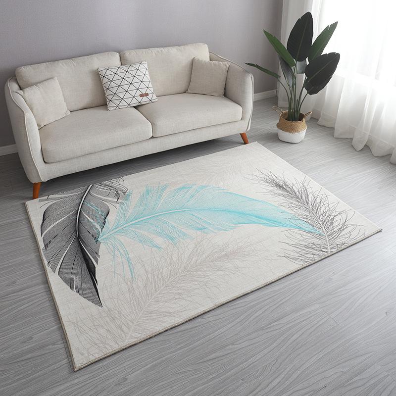 Nordic Feather Pattern Carpet Living Room Plush Fluffy Carpets Modern Bedroom Decor Simple Bedside Mat Kids Play Rug Large Study
Nordic Feather Pattern Carpet Living Room Plush Fluffy Carpets Modern Bedroom Decor Simple Bedside Mat Kids Play Rug Large Study