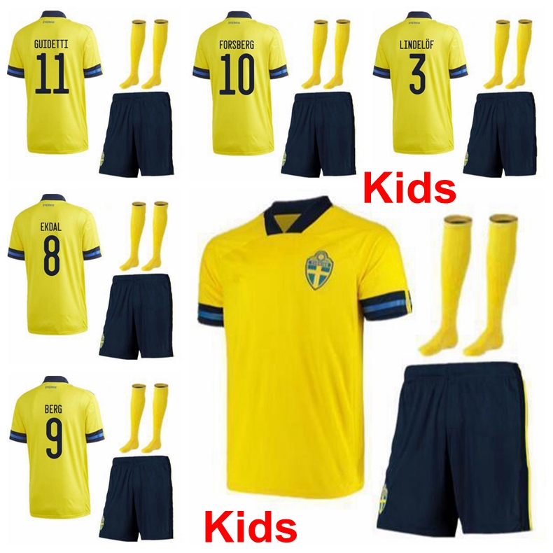 Youth IBRAHIMOVIC Jersey Sweden Socks Set Kids Soccer HEDLUND KACANIKLIC BERG LARSSON DANIELSON ANDERSSON TANKOVIC Football Shirt Kits, Kids with patch
Youth IBRAHIMOVIC Jersey Sweden Socks Set Kids Soccer HEDLUND KACANIKLIC BERG LARSSON DANIELSON ANDERSSON TANKOVIC Football Shirt Kits, Kids with patch