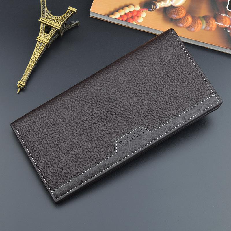 Three- Fold Men Long Wallet Casual Portable Purse Classic PU Leather Simple Men Wallet Practical Card Holder Gift Slim Carteras, Black
Three- Fold Men Long Wallet Casual Portable Purse Classic PU Leather Simple Men Wallet Practical Card Holder Gift Slim Carteras, Black