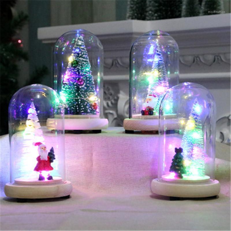 Glowing Mini Christmas Tree Christmas Gift Decorations Cedar Glass Cover Tree with Light Home Decoration1
Glowing Mini Christmas Tree Christmas Gift Decorations Cedar Glass Cover Tree with Light Home Decoration1