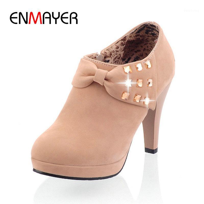 ENMAYER 2020 Basic Ankle Boots for Women Flock Round Toe Thin Heels Women Winter Boots Solid Platform Zipper Fashion Shoes1, Black
ENMAYER 2020 Basic Ankle Boots for Women Flock Round Toe Thin Heels Women Winter Boots Solid Platform Zipper Fashion Shoes1, Black