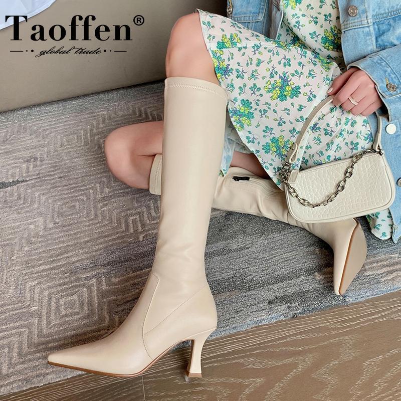 Taoffen Real Leather Women Knee Boots Winter Warm Shoes Women Fashion Party Boots Zipper Footwear Size 33-401, Black
Taoffen Real Leather Women Knee Boots Winter Warm Shoes Women Fashion Party Boots Zipper Footwear Size 33-401, Black