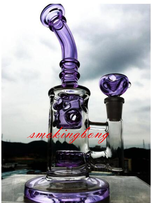 Purple Glass Bong Recycler Dab Rigs Thick Glass Water Pipe Herb Smoke Oil Burner Ash catcher Glass Water bongs Hookahs Shisha 14mm Joint
Purple Glass Bong Recycler Dab Rigs Thick Glass Water Pipe Herb Smoke Oil Burner Ash catcher Glass Water bongs Hookahs Shisha 14mm Joint