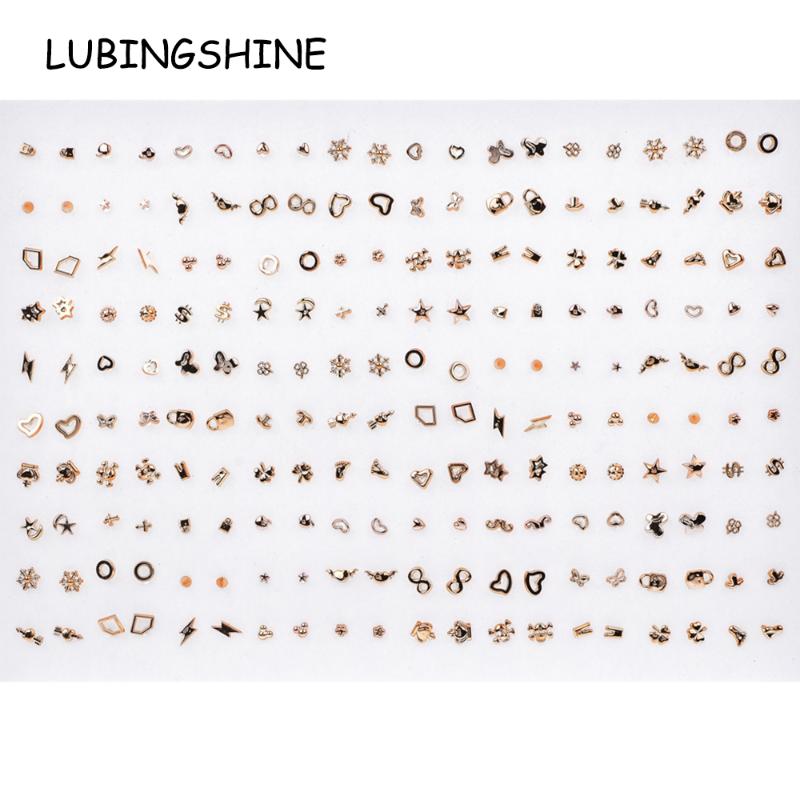 100 Pairs/lot Women Acrylic Gold Silver Mix Small Stud Earrings Sets Girl Child Cross Heart Earring Jewelry Gift Random Style
100 Pairs/lot Women Acrylic Gold Silver Mix Small Stud Earrings Sets Girl Child Cross Heart Earring Jewelry Gift Random Style