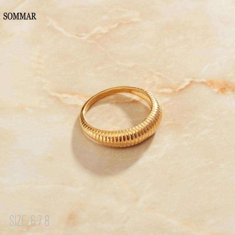 Cluster Rings SOMMAR 2022 Beautiful Fashion Gold Color Size 6 7 8 Lady Female Ring Simple Bread Opal Luxury, Golden;silver
Cluster Rings SOMMAR 2022 Beautiful Fashion Gold Color Size 6 7 8 Lady Female Ring Simple Bread Opal Luxury, Golden;silver