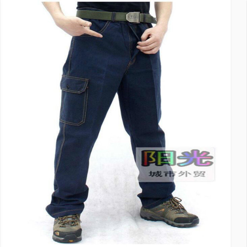 2020 Multi-pocket 28-43 Male Pants Work Breeches in a Straight Line Brim Overalls Resistant to Loose Wear Big Spring and Autumn H8yw
2020 Multi-pocket 28-43 Male Pants Work Breeches in a Straight Line Brim Overalls Resistant to Loose Wear Big Spring and Autumn H8yw