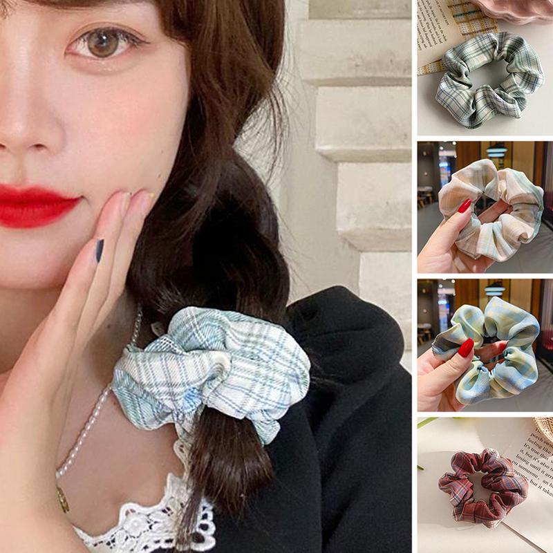 Korean Vintage Women Plaid Hair Ring Scrunchie Lattice Cloth Fabric Elastic Hair Bands Ponytail Holder Tie Gum Accessories
Korean Vintage Women Plaid Hair Ring Scrunchie Lattice Cloth Fabric Elastic Hair Bands Ponytail Holder Tie Gum Accessories