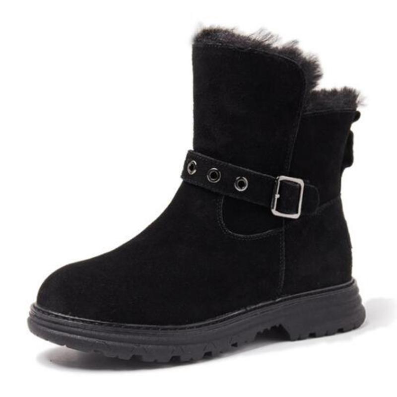 Women snow boots plush warm Platform cotton shoes women casual shoes winter belt buckle ankle boots botas de mujer kl707, Black
Women snow boots plush warm Platform cotton shoes women casual shoes winter belt buckle ankle boots botas de mujer kl707, Black
