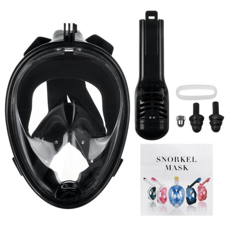 Diving Mask Underwater Scuba Anti Fog Full Face Diving Mask Snorkeling Set with Anti-skid Ring Snorkel Holder For Go Pro
Diving Mask Underwater Scuba Anti Fog Full Face Diving Mask Snorkeling Set with Anti-skid Ring Snorkel Holder For Go Pro