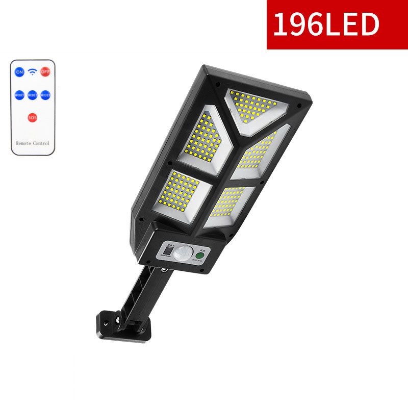 Solar Lamp LED Street Light with Remote Control Outdoor Motion Sensor
