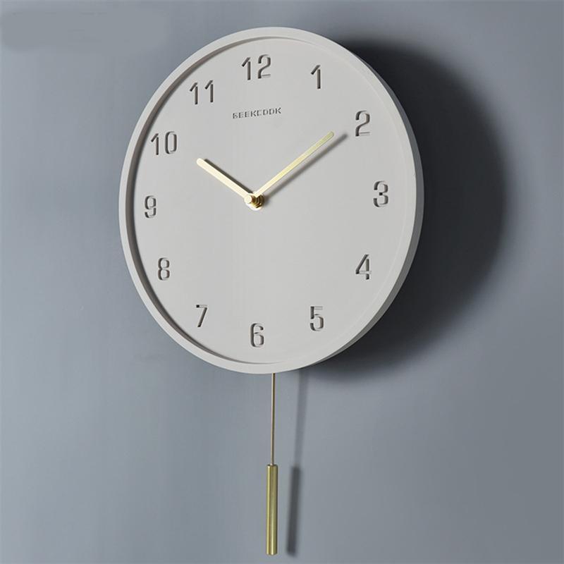 1pc Industrial-Style Wall Clock Fair-Faced Concrete Cement Hanging Sway Clock Creative Pendulum Silent Home Decor
1pc Industrial-Style Wall Clock Fair-Faced Concrete Cement Hanging Sway Clock Creative Pendulum Silent Home Decor