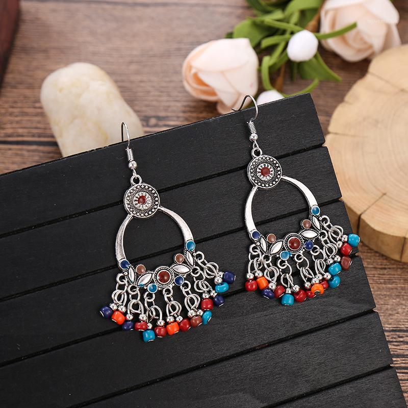 Summer Beaded Earrings 2020 Silver Color Jewelry For Women Vintage Ethnic Boho Tassel Drop Earrings Accessories1
Summer Beaded Earrings 2020 Silver Color Jewelry For Women Vintage Ethnic Boho Tassel Drop Earrings Accessories1