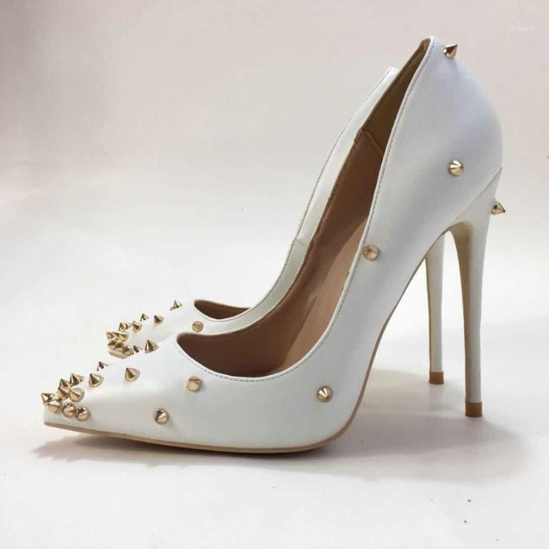 2021 Fashion free shipping women lady white Leather spikes Poined Toe high heel shoe pump HIGH-HEELED shoes Wedding shoes 12cm1, 8cm
2021 Fashion free shipping women lady white Leather spikes Poined Toe high heel shoe pump HIGH-HEELED shoes Wedding shoes 12cm1, 8cm
