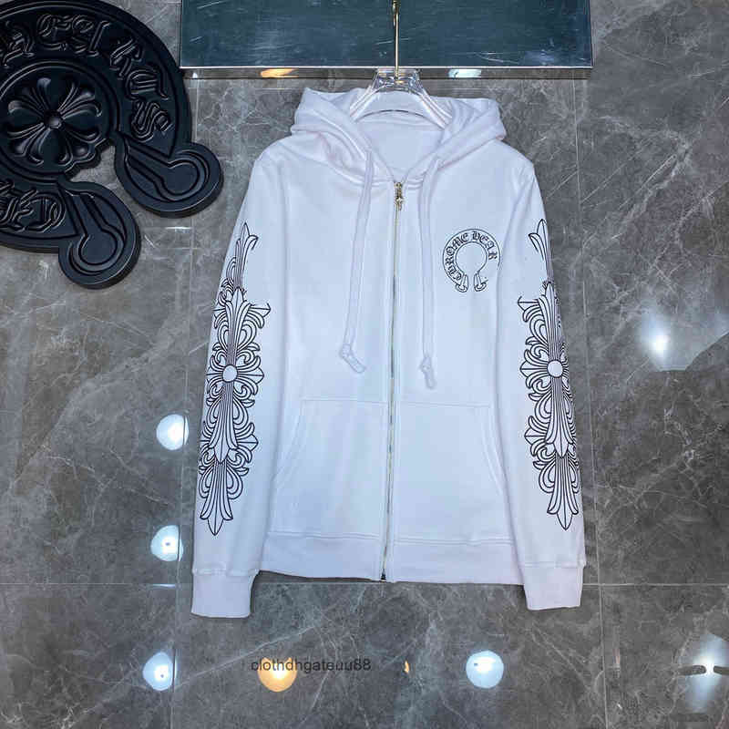 Men Hoodies Chrome-hearts 21ss Autumn Winter Ch Scroll Simple Classic Hoodie Zipper Men' and Women' Lovers Trend Coats, White
Men Hoodies Chrome-hearts 21ss Autumn Winter Ch Scroll Simple Classic Hoodie Zipper Men' and Women' Lovers Trend Coats, White