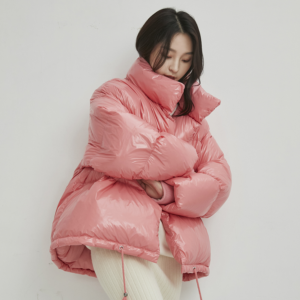 YAYA Winter Solid Jacket For Women Slim Parkas Cotton Padded Thick Casual Coats Casaco Feminino 201019