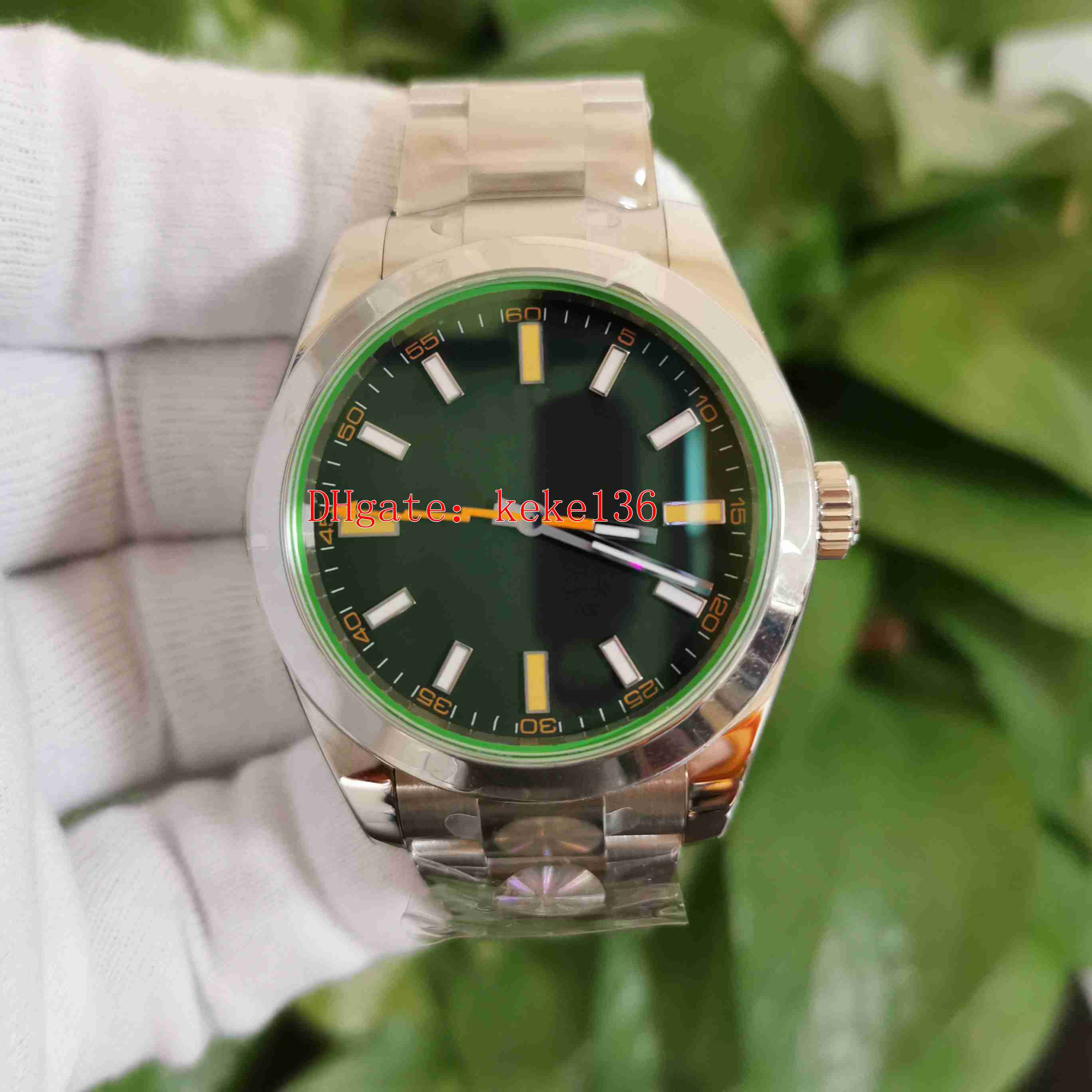 AR Perfect Quality Watches 40mm 116400 116400GV-72400 Green Dial 904L Stainless waterproof ETA CAL.3131 Movement Mechanical Automatic Mens Watch Men Wristwatches, No box papers
AR Perfect Quality Watches 40mm 116400 116400GV-72400 Green Dial 904L Stainless waterproof ETA CAL.3131 Movement Mechanical Automatic Mens Watch Men Wristwatches, No box papers