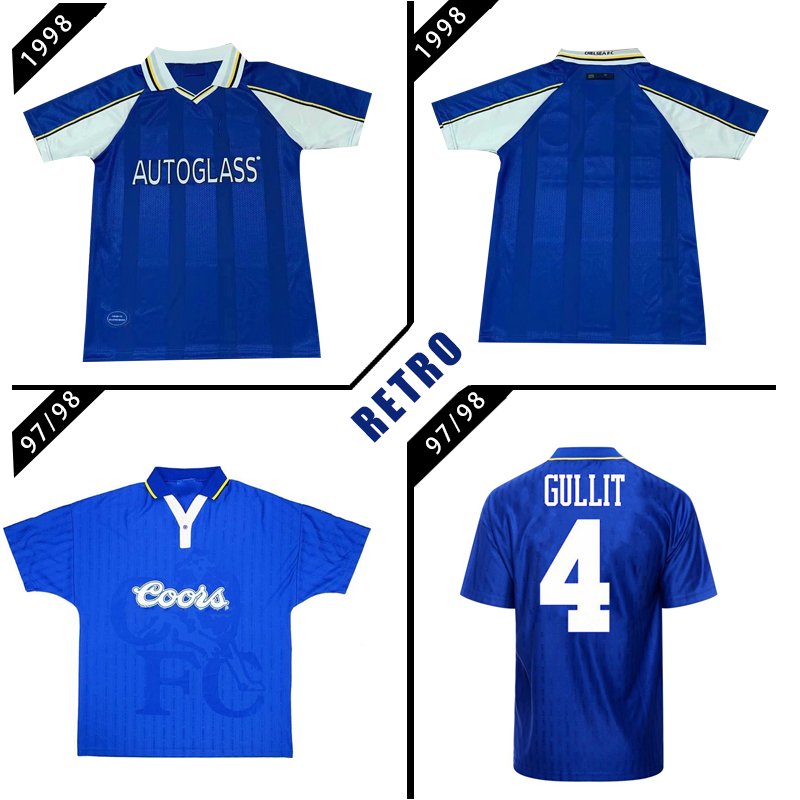 1997 1998 Gullit ZOLA Wise Hughes Viall retro soccer jersey Leboeuf Di Matteo Hughes Desailly Gullit vintage classic football shirt., 1997 1998 retro+pacrth
1997 1998 Gullit ZOLA Wise Hughes Viall retro soccer jersey Leboeuf Di Matteo Hughes Desailly Gullit vintage classic football shirt., 1997 1998 retro+pacrth