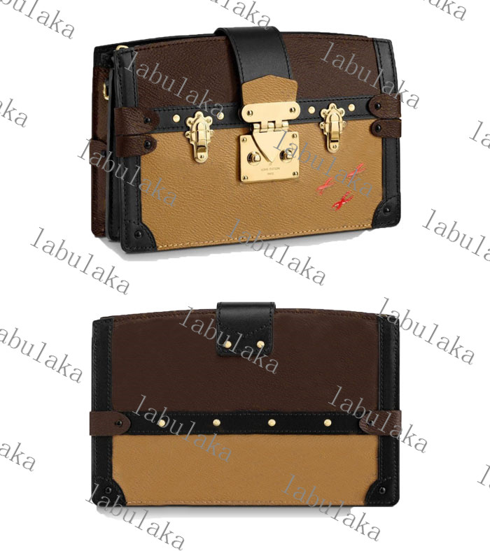 M43596 TRUNK CLUTCH Women lady Smooth calf-leather trim designer canvas handbag purse crossbody evening shoulder bag, Not sell seprate gift
M43596 TRUNK CLUTCH Women lady Smooth calf-leather trim designer canvas handbag purse crossbody evening shoulder bag, Not sell seprate gift