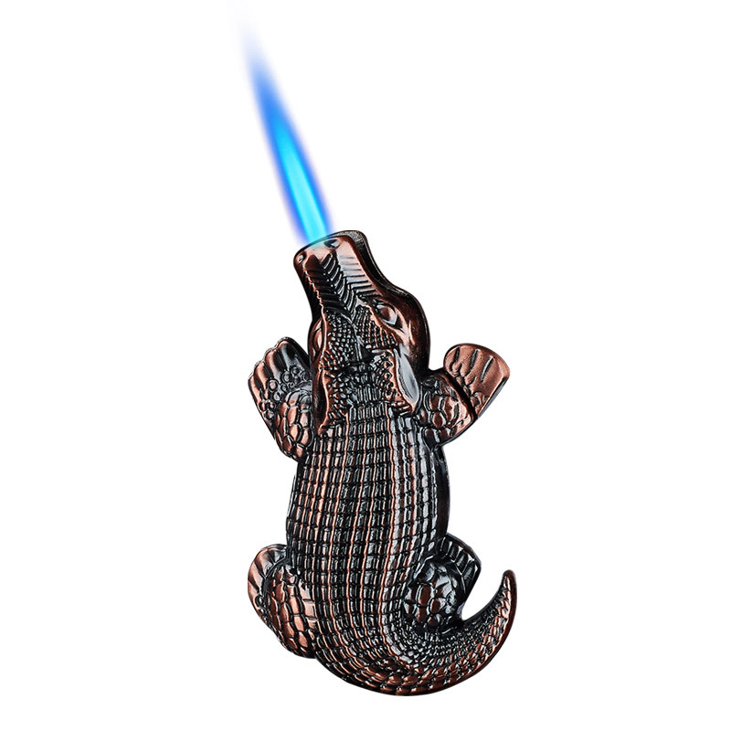 Jet Lighter Windproof Crocodile Shape Lighter Blue Flame Refillable Butane Gas Lighter for Home Decoration Collection
Jet Lighter Windproof Crocodile Shape Lighter Blue Flame Refillable Butane Gas Lighter for Home Decoration Collection