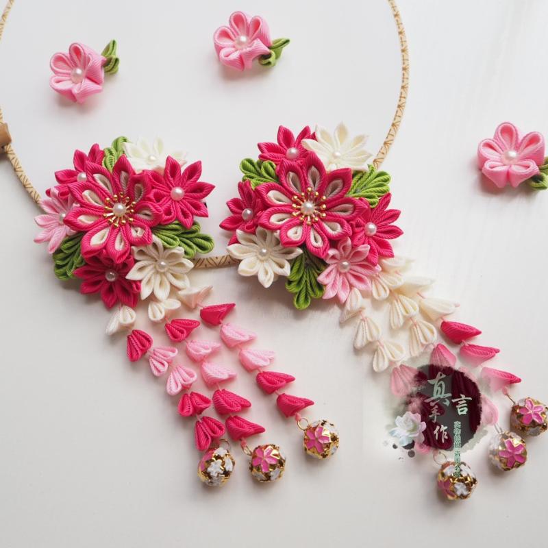 Handmade Kimono Ornaments Japanese style Sakura Hairpin Yukata Hanfu Photo Hair Accessories Cosplay Bell Tassels Side clip
Handmade Kimono Ornaments Japanese style Sakura Hairpin Yukata Hanfu Photo Hair Accessories Cosplay Bell Tassels Side clip