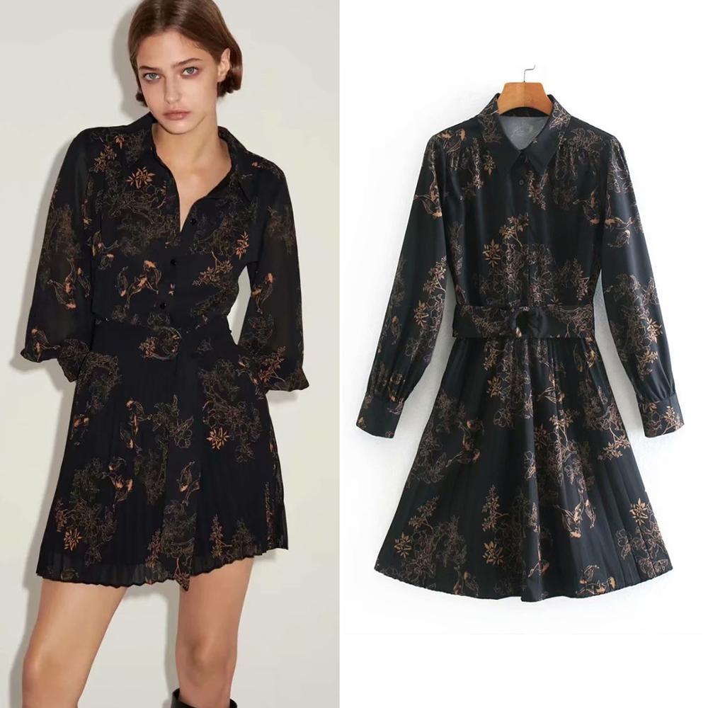 2021 New Elegant Autumn Ladies Blet with Fashion Floral Printed Turn-down Collar Female Vestidos Long Sleeves Outwear 6rhp
2021 New Elegant Autumn Ladies Blet with Fashion Floral Printed Turn-down Collar Female Vestidos Long Sleeves Outwear 6rhp