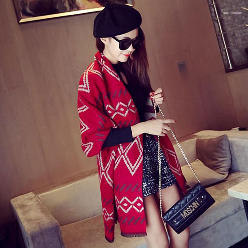 2020 New Winter Cashmere Thick Warm Scarf Women Wraps Geometric Red Soft Autumn Knitted Shawls designer1
2020 New Winter Cashmere Thick Warm Scarf Women Wraps Geometric Red Soft Autumn Knitted Shawls designer1