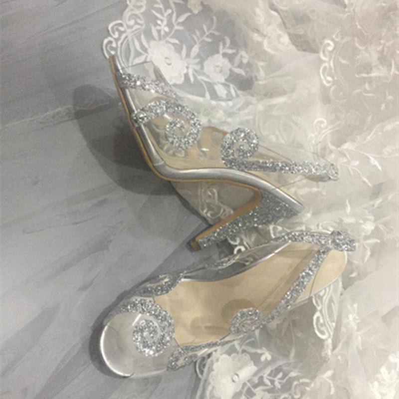 FGHGF 2020 Bride high heels, luxury transparent design, high heels 10.5 cm high, large size custom 35-45, Gold
FGHGF 2020 Bride high heels, luxury transparent design, high heels 10.5 cm high, large size custom 35-45, Gold