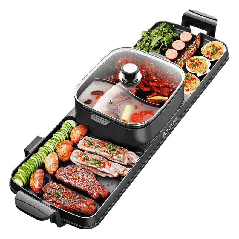2200W New Cooking Baking Integrated Pot Double Control Korean Multi Cooker Electric Baking Pan Oven Barbecue Hot Pot Soup
2200W New Cooking Baking Integrated Pot Double Control Korean Multi Cooker Electric Baking Pan Oven Barbecue Hot Pot Soup