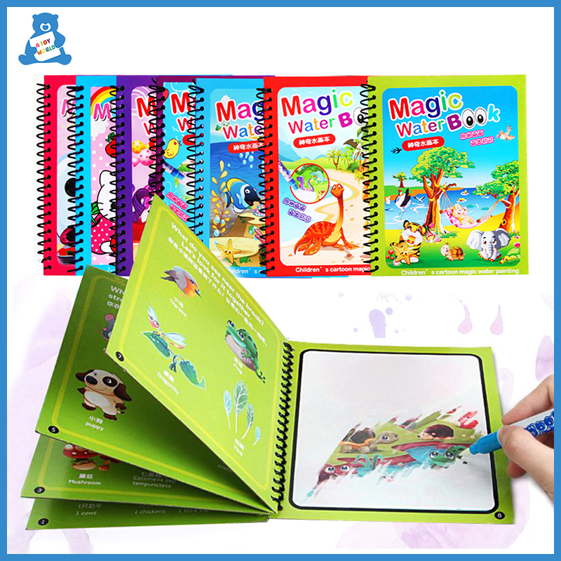 Montessori Toys Reusable Coloring Book Magic Water Drawing Sensory Early Education Gift For Kids Birthday reward 8 Types Enlightenment
Montessori Toys Reusable Coloring Book Magic Water Drawing Sensory Early Education Gift For Kids Birthday reward 8 Types Enlightenment