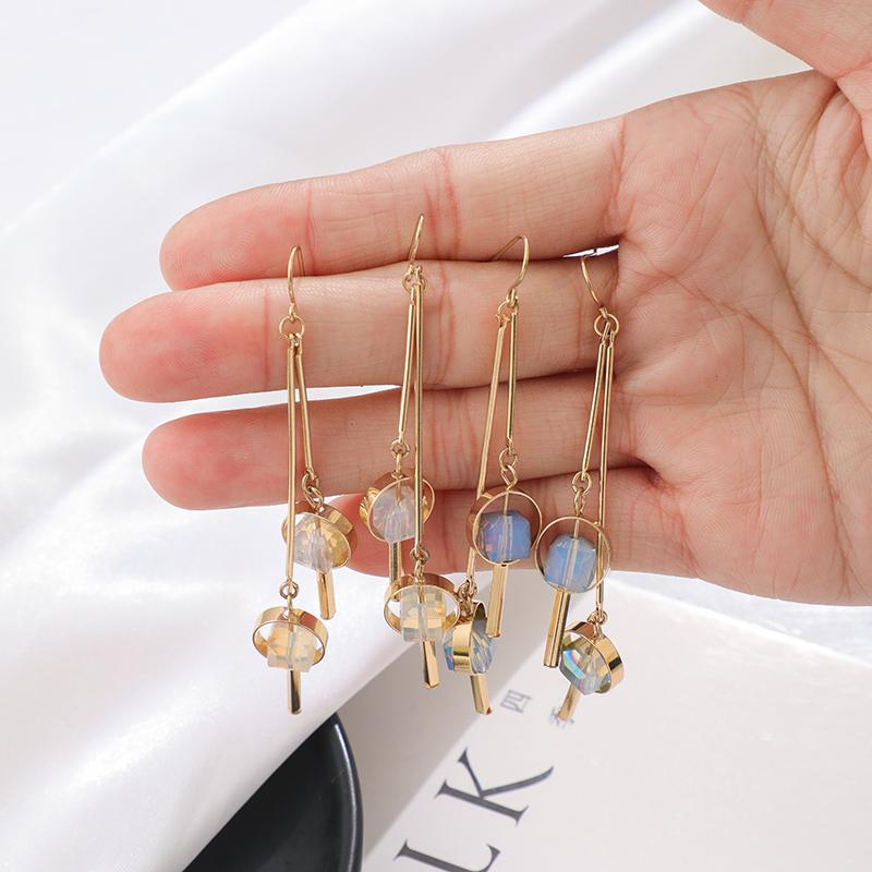 Shamir Han Edition Tassel Iong Geometric Beads Color Earrings Fashion Jewelry Earring Girl Sweet Gift
Shamir Han Edition Tassel Iong Geometric Beads Color Earrings Fashion Jewelry Earring Girl Sweet Gift