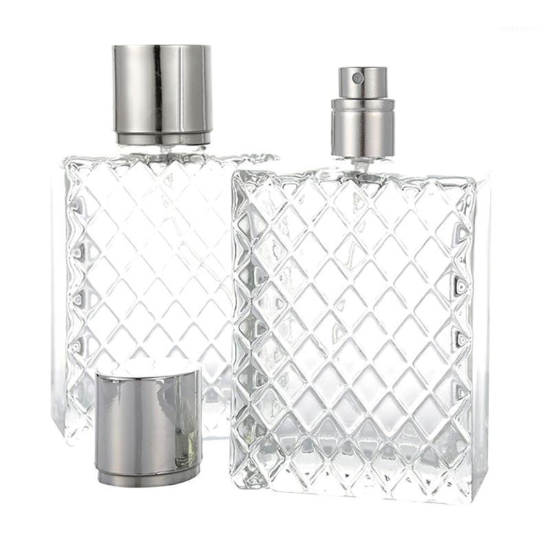 100ml Travel Portable Square Grids Clear Refillable Bottle Glass Empty Perfume Pump Bottle Spray Atomizer Cosmetic Containers1
100ml Travel Portable Square Grids Clear Refillable Bottle Glass Empty Perfume Pump Bottle Spray Atomizer Cosmetic Containers1