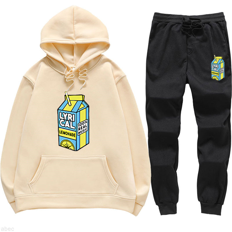 New 2 Pieces Set Lyrical Lemonade Hoodies+pants Tracksuit Men Women Sweatshirts Streetwear Sweatpants Sport Men's Sets Clothing, Gray
New 2 Pieces Set Lyrical Lemonade Hoodies+pants Tracksuit Men Women Sweatshirts Streetwear Sweatpants Sport Men's Sets Clothing, Gray