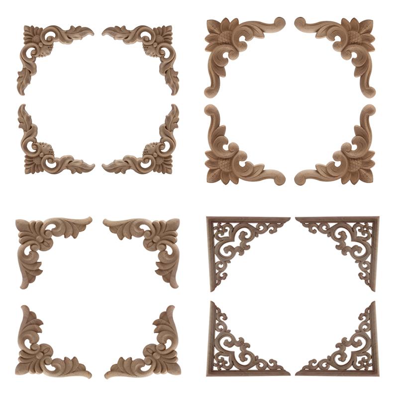 4PCS Woodcarving Decorative Appliques Frame Wall Door Crafts Corner Furniture Unique Natural Floral Wood Carved Wooden Hot Sale
4PCS Woodcarving Decorative Appliques Frame Wall Door Crafts Corner Furniture Unique Natural Floral Wood Carved Wooden Hot Sale