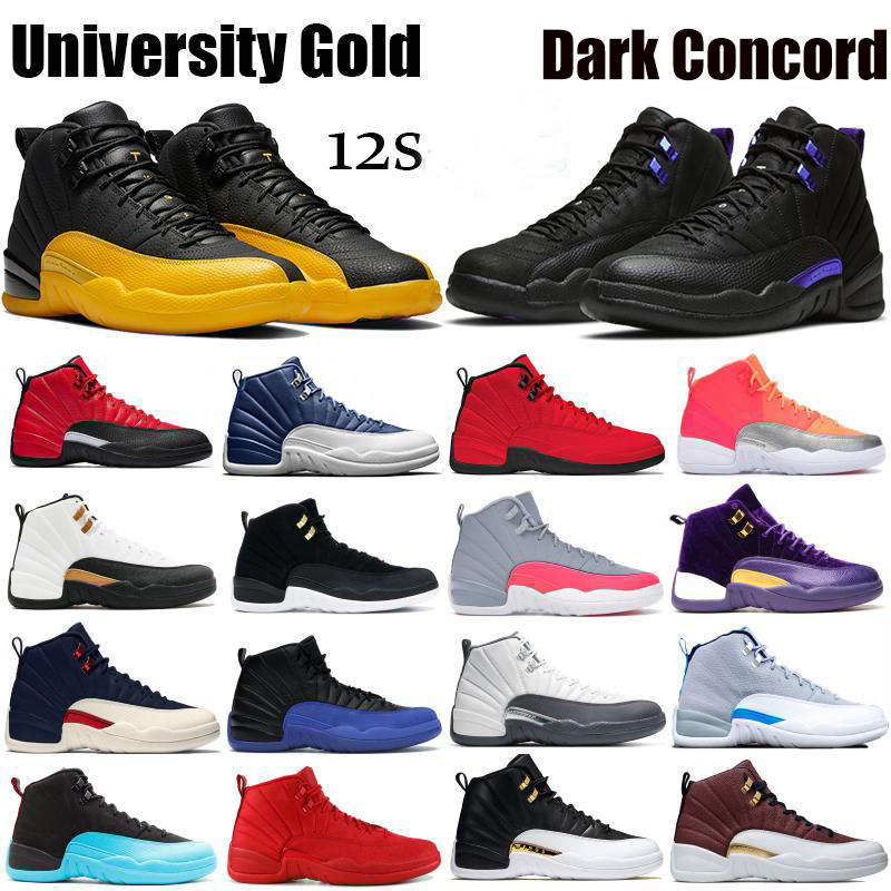 Black Dark Concord jumpman 12 12s basketball shoes CNY flu game white university gold red black roayl blue taxi Indigo mens sneakers trainer
Black Dark Concord jumpman 12 12s basketball shoes CNY flu game white university gold red black roayl blue taxi Indigo mens sneakers trainer