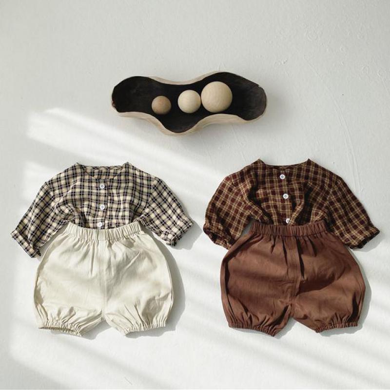 2021 Spring New Kids Baby Girls Boys Outfit Suit Cotton Clothes Toddler Plaid Casual Shirts Solid Short Pants 2pcs Set Eo95, 5052apricot
2021 Spring New Kids Baby Girls Boys Outfit Suit Cotton Clothes Toddler Plaid Casual Shirts Solid Short Pants 2pcs Set Eo95, 5052apricot