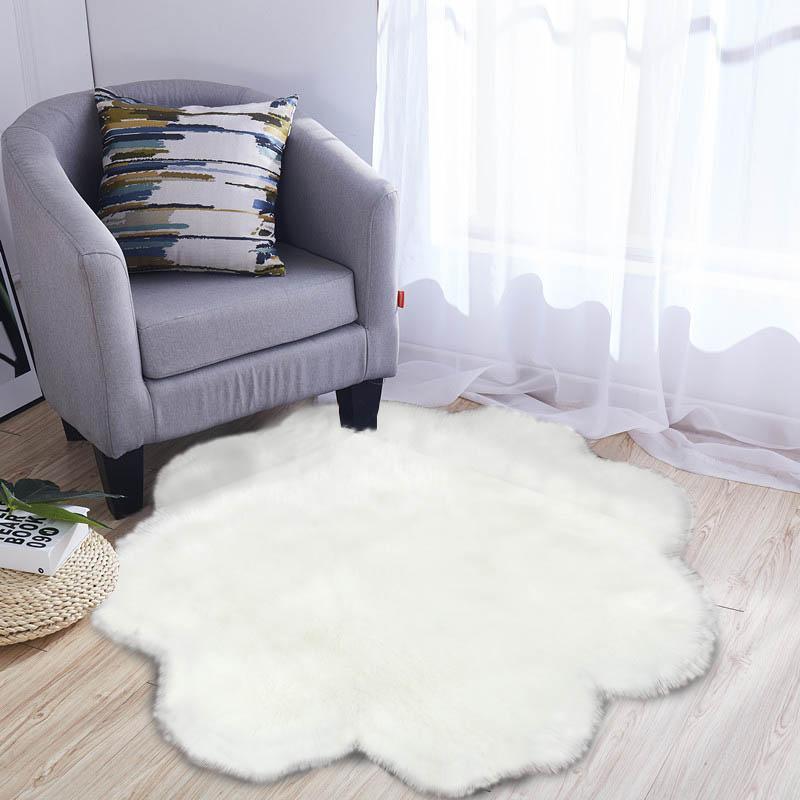 Soft Faux Fur Wool Living Room Sofa White Carpet Plush Carpets for Bedroom Sheepskin Round Fluffy Mats Rugs Decor Home Textile1, Gray
Soft Faux Fur Wool Living Room Sofa White Carpet Plush Carpets for Bedroom Sheepskin Round Fluffy Mats Rugs Decor Home Textile1, Gray