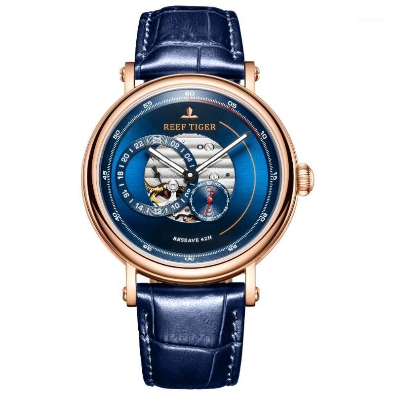Reef Tiger/RT 2020 Men Designer Watches Blue Reserve Automatic Watch Fashion Strap Leather Watch RGA16171, Rga1617-yll
Reef Tiger/RT 2020 Men Designer Watches Blue Reserve Automatic Watch Fashion Strap Leather Watch RGA16171, Rga1617-yll