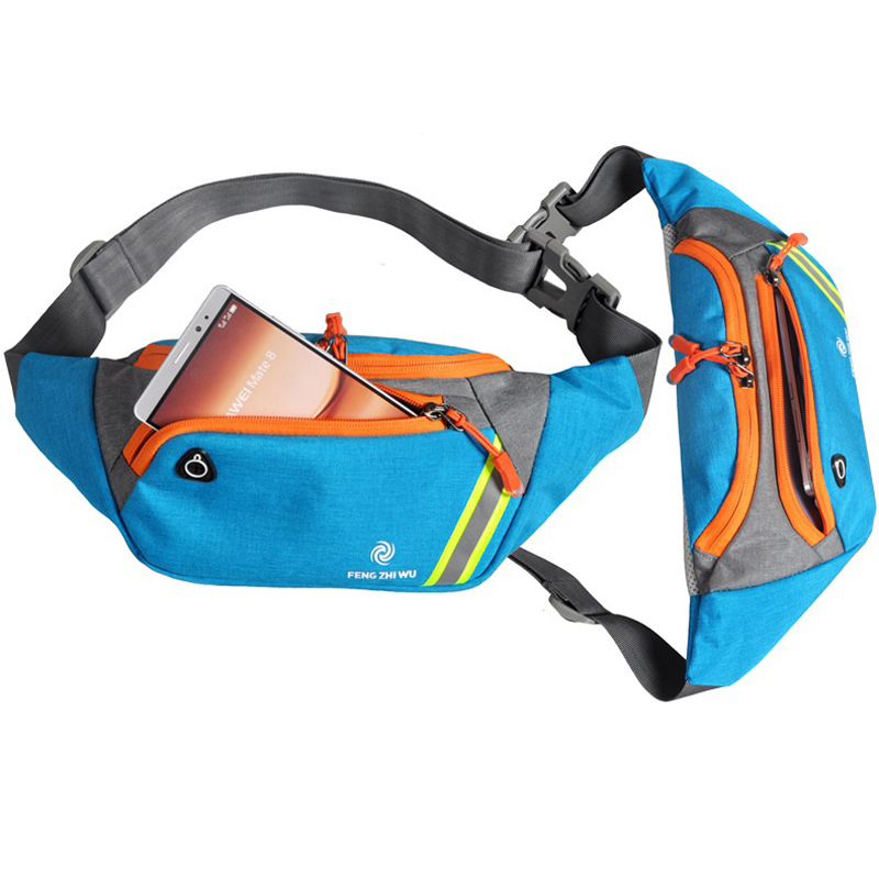 High Quality Waist Packs Women Men Fanny Pack Belt Bag Phone Pouch Bags Travel Waist Pack Small Waist Bag Nylon Pouch 201118