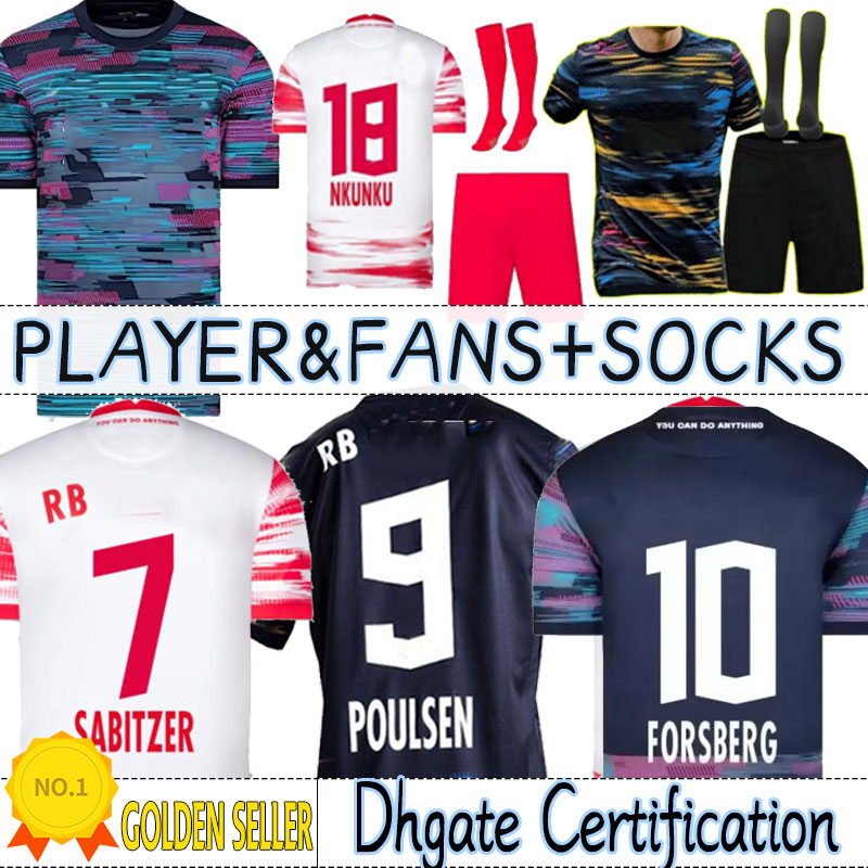 21 22 RB NKUNKU Leipzigs SILVA Soccer Jersey 2021 2022 RBL football jerseys HAIDARA OLMO SZOBOSZLAI Poulsen player FORSBERG LAIMER ADAMS Hommes Kits enfants socks, Third
21 22 RB NKUNKU Leipzigs SILVA Soccer Jersey 2021 2022 RBL football jerseys HAIDARA OLMO SZOBOSZLAI Poulsen player FORSBERG LAIMER ADAMS Hommes Kits enfants socks, Third