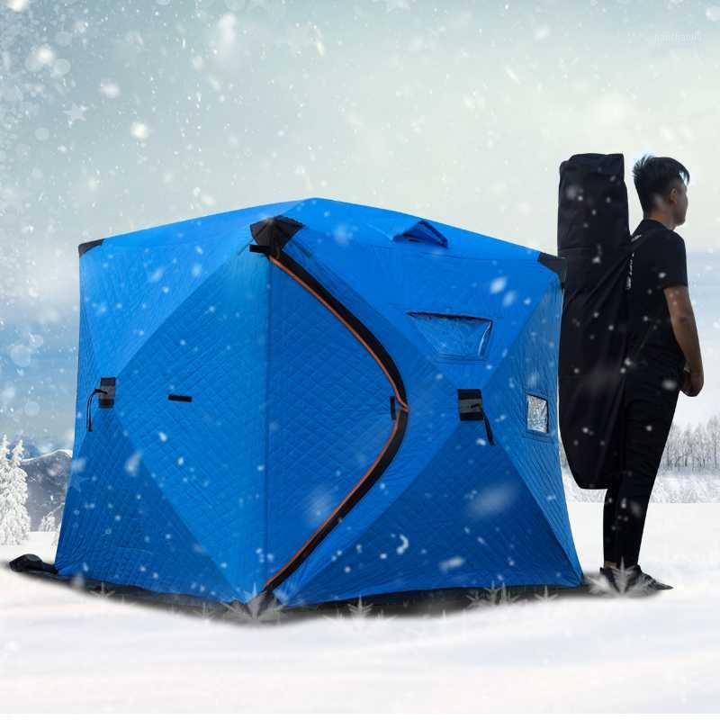 3-4Person Quick Opening Winter Ice Fising Tent 180x180x165cm Thickened Warm Cotton Outdoor Camping Tourist Tent Big Winter House1
3-4Person Quick Opening Winter Ice Fising Tent 180x180x165cm Thickened Warm Cotton Outdoor Camping Tourist Tent Big Winter House1