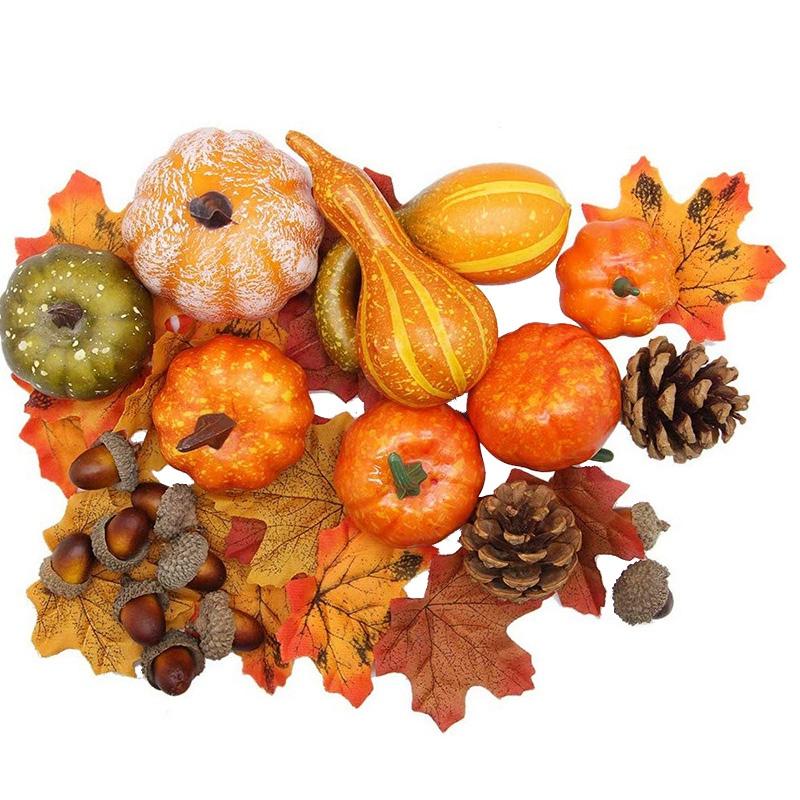 HOT SALE Fake Artificial Mini Pumpkin Gourd Acorn Berries Foam Pumpkin for 50Pcs Halloween Thanksgiving Decorations, Green
HOT SALE Fake Artificial Mini Pumpkin Gourd Acorn Berries Foam Pumpkin for 50Pcs Halloween Thanksgiving Decorations, Green