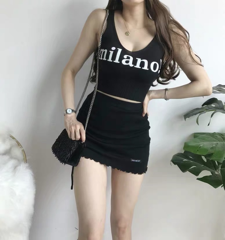 XIBANI Irregular high waist elastic short skirt tight package hip side drawcord knitted mini skirt sexy fashion street 201111