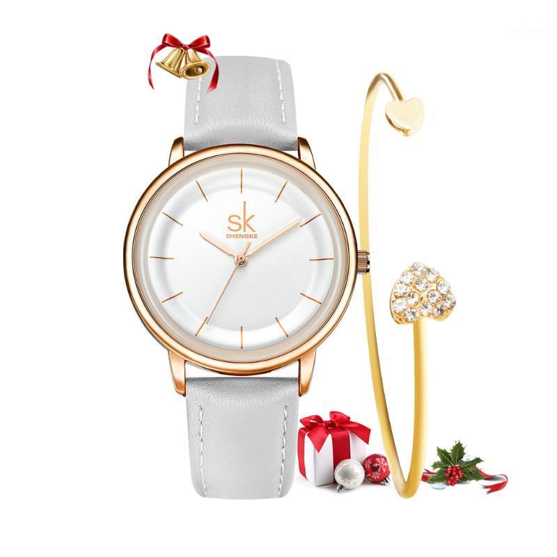 Wristwatches Shengke Women Watches Simple Fashion Female Leather Quartz Wrist Watch Ladies Waterproof Clock Girl Gift Relogio Feminino1, Black
Wristwatches Shengke Women Watches Simple Fashion Female Leather Quartz Wrist Watch Ladies Waterproof Clock Girl Gift Relogio Feminino1, Black